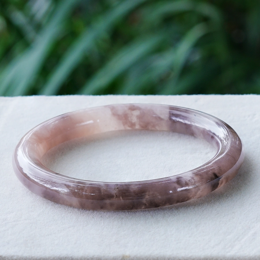 Vòng Tay Ngọc Kim Ty (Đào Hoa Nương) Tự Nhiên | DZ26040300577