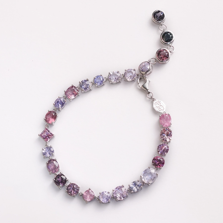 Lắc Tay Đá Qúy Spinel Tự Nhiên SCB01