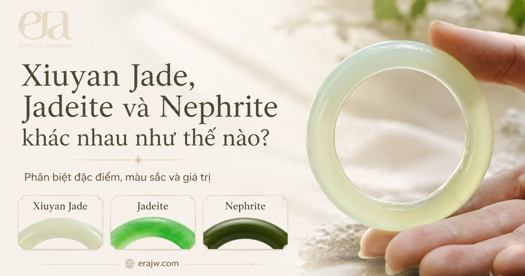 Xiuyan Jade, Jadeite Và Nephrite Khác Nhau Như Thế Nào?