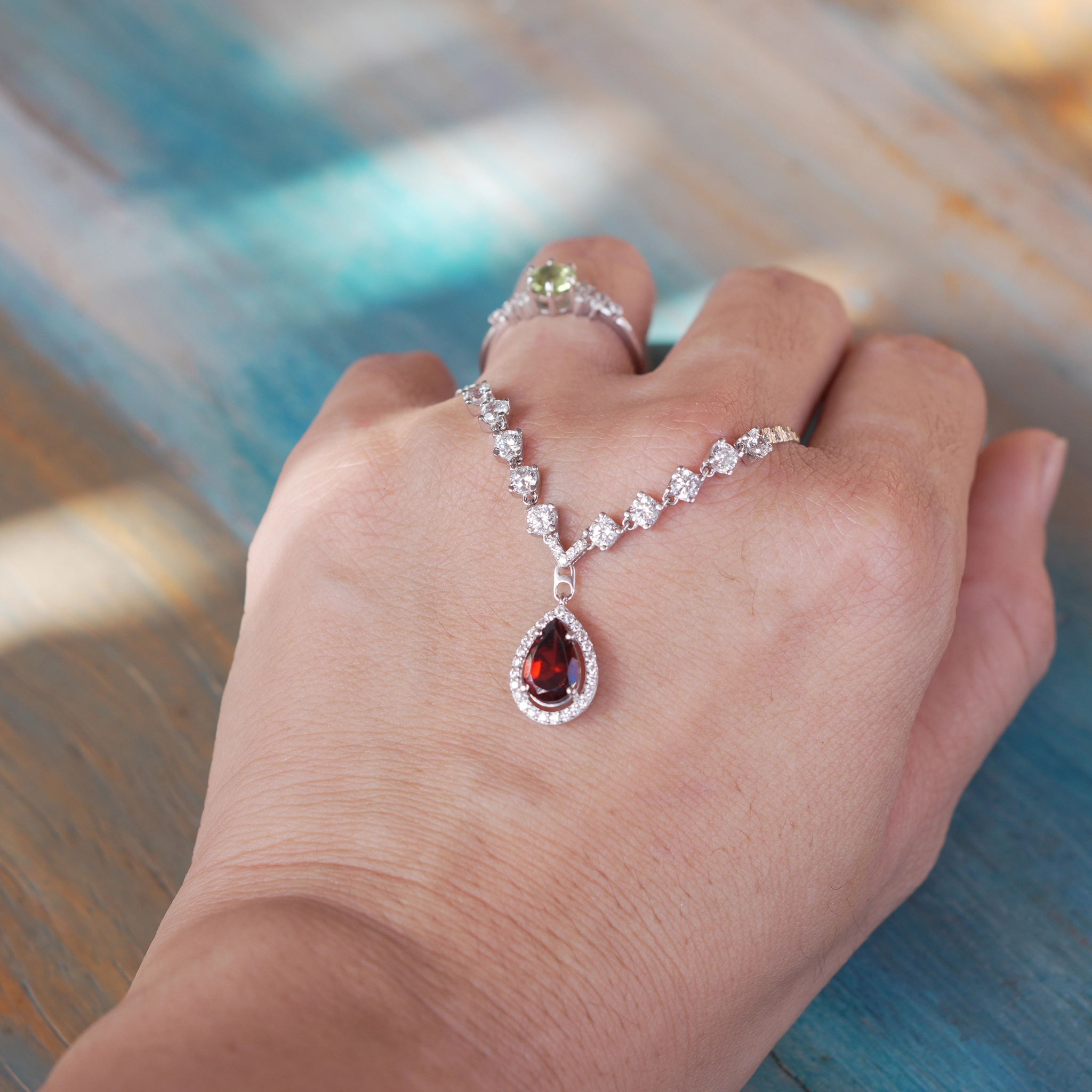 Dây Chuyền Garnet Thiên Nhiên (Ngọc Hồng Lựu) — 3
