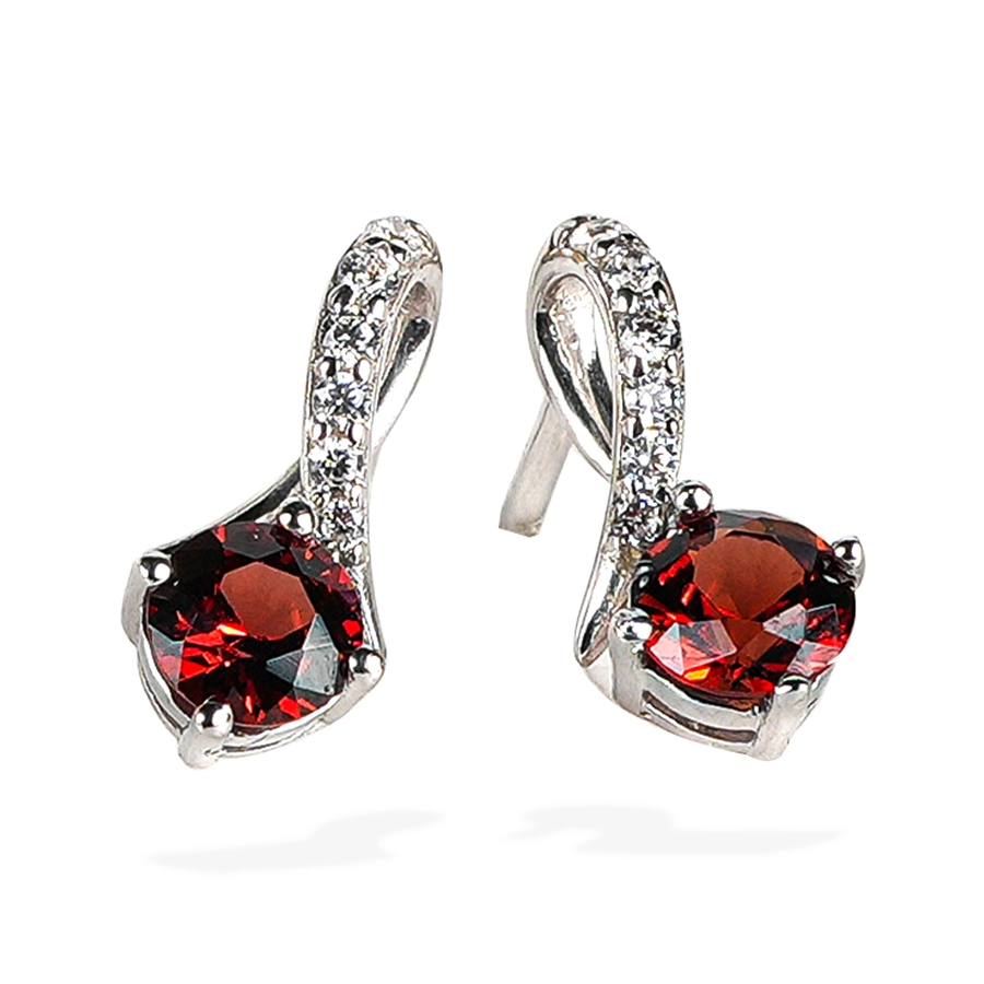 Hoa Tai Garnet (Ngọc Hồng Lựu) Thiên Nhiên | SE02