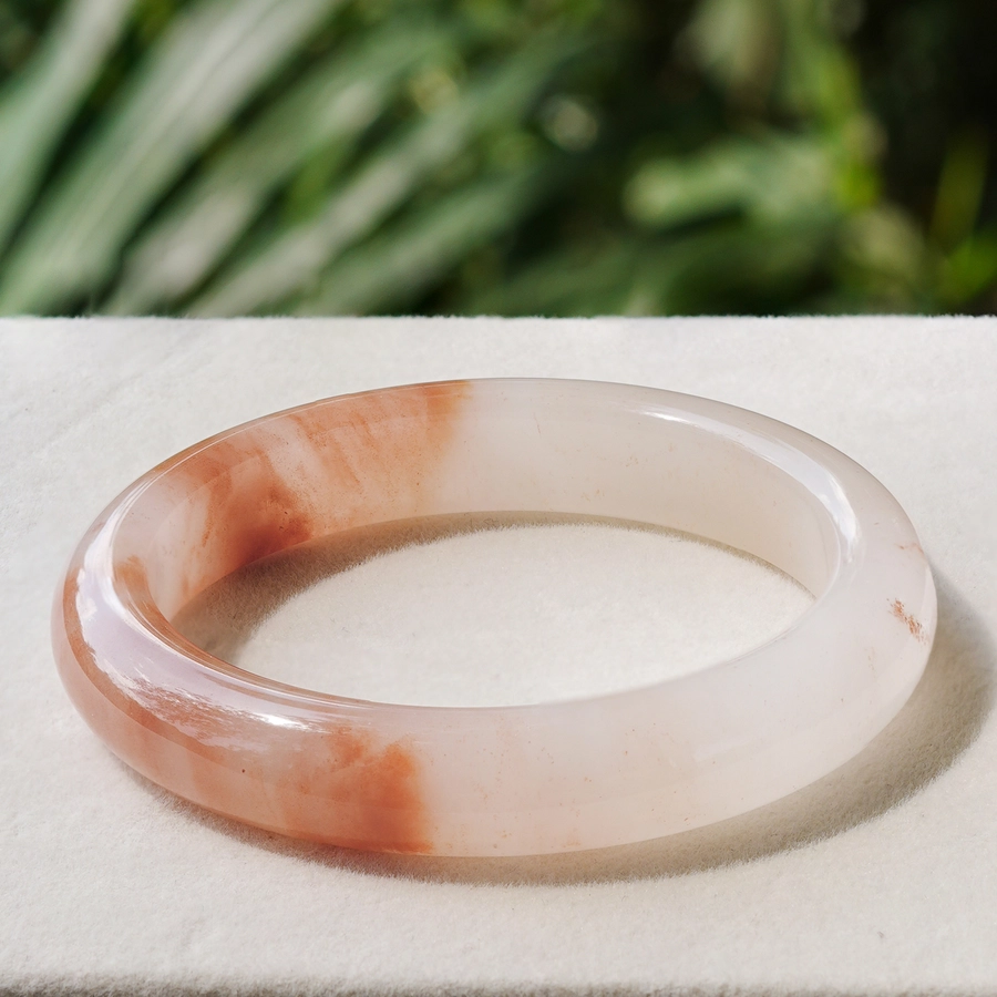 Vòng Tay Ngọc Kim Ty (Đào Hoa Nương) Tự Nhiên | DZ26040300458