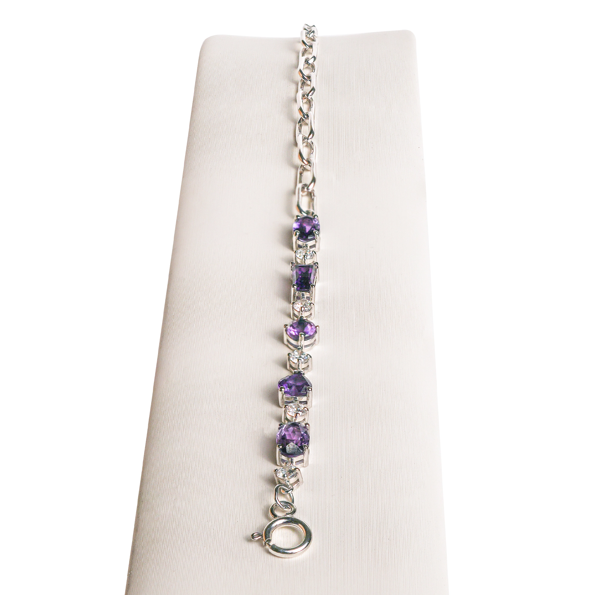Lắc Tay Thạch Anh Tím Amethyst Tự Nhiên SCB02 — 5